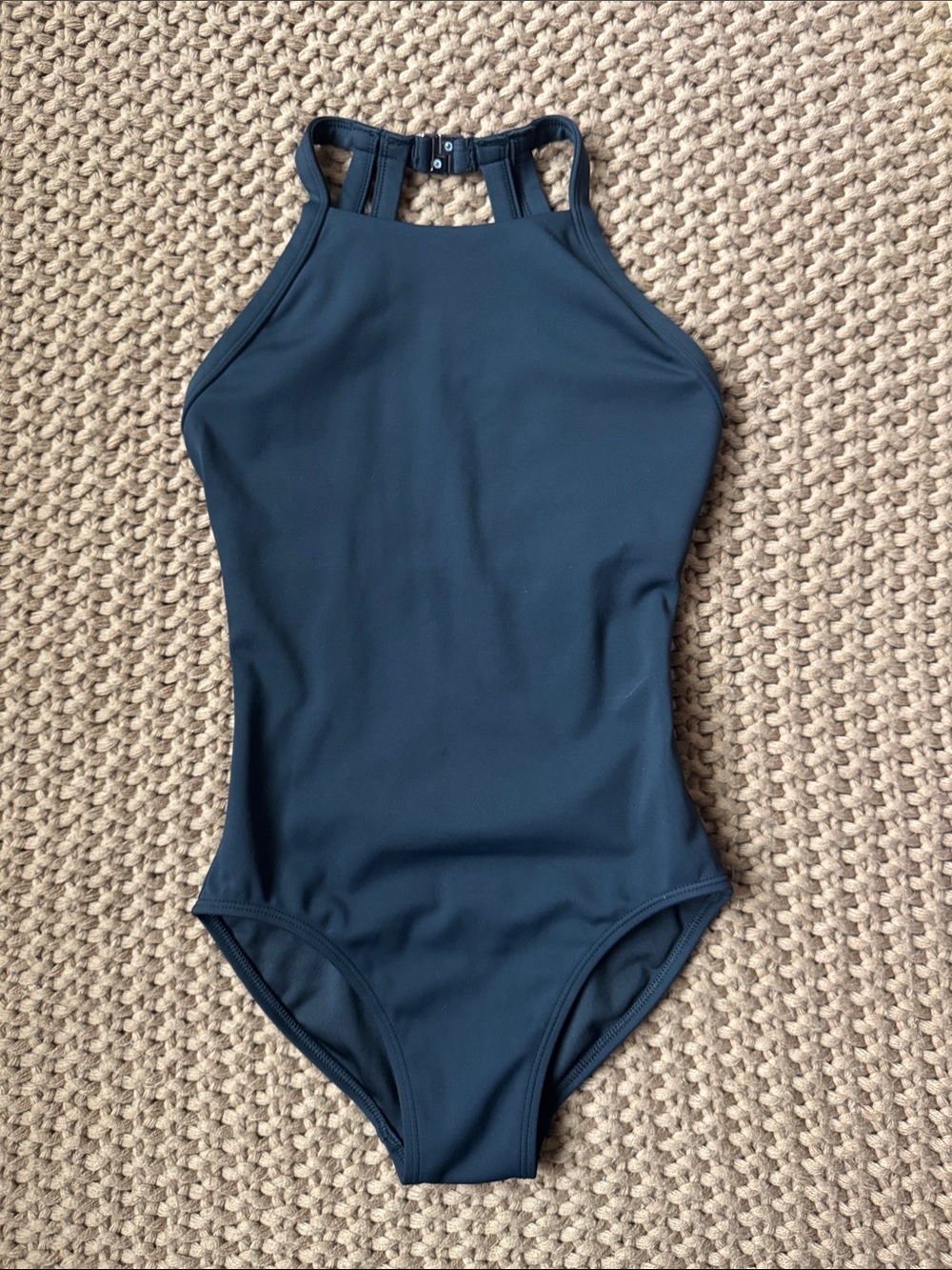 Jo & Jax Black High-Neck Dance Leotard